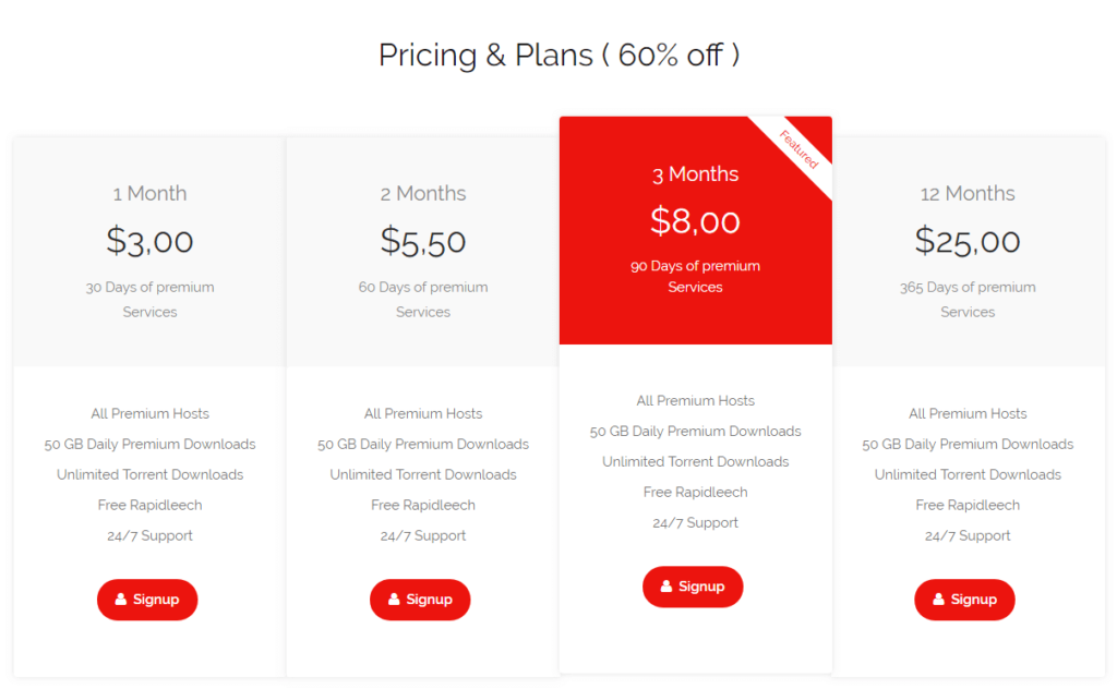 Foxleech Pricelist